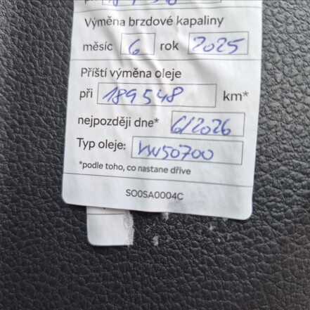 2,0 TDi ČR KLIMA S.KNIHA KŘÍDLA