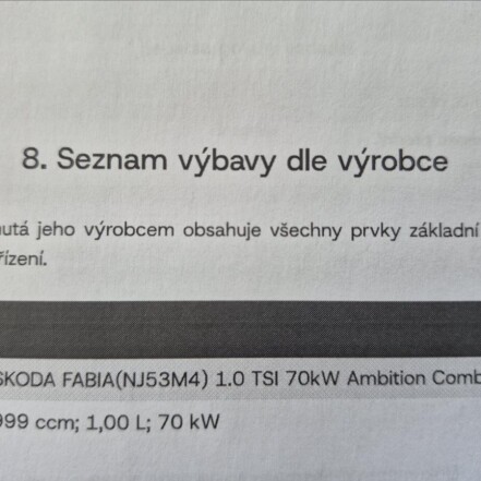 1,0 TSI ČR AMB NAVI TAŽNÉ