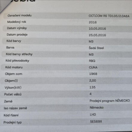 2,0 TDI III RS DSG 4x4 S.HISTORIE