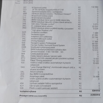 535d xDrive MSport ČR 1.MAJITEL
